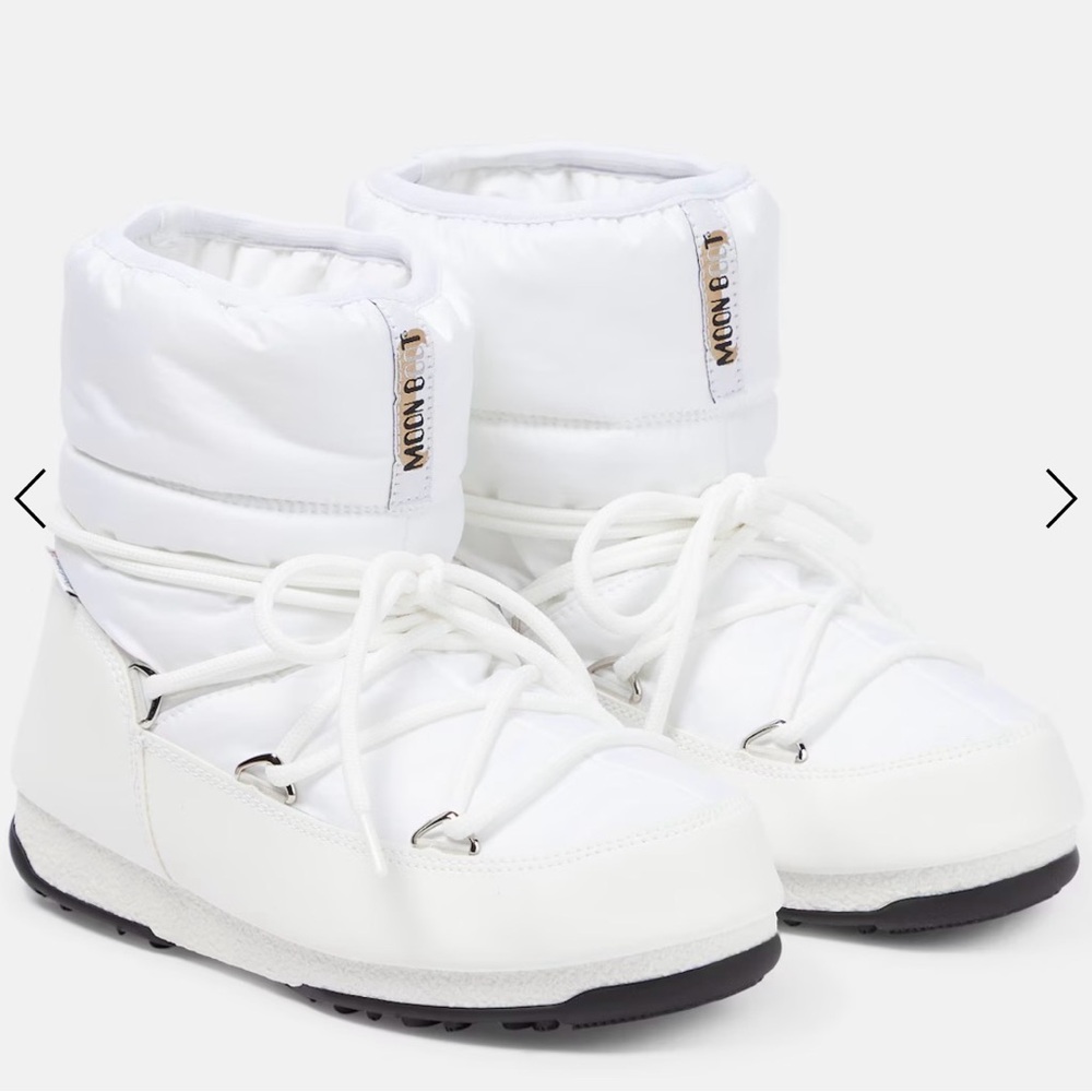 Moon Boot White Snow Boots
